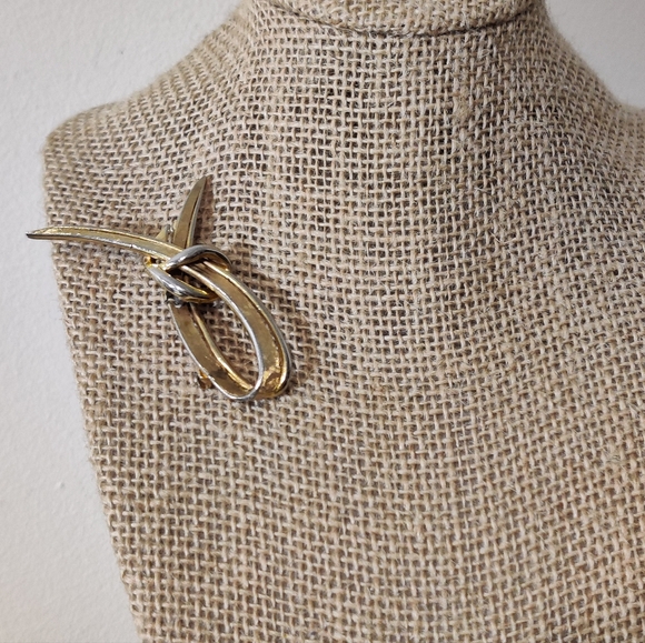 Modernist Marcel Boucher Tie Knot Brooch - Picture 9 of 16